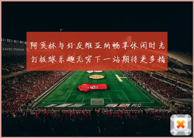 阿莫林与好友维亚纳畅享休闲时光打板球乐趣无穷下一站期待更多精彩